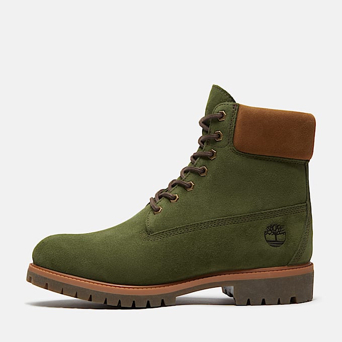 Botas 6-Inch Timberland® Premium impermeables para hombre en verde
