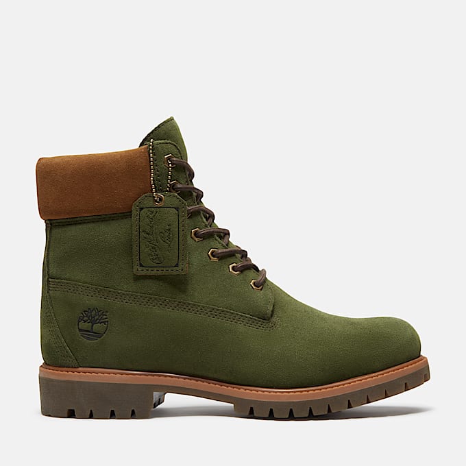 Botas 6-Inch Timberland® Premium impermeables para hombre en verde - 1