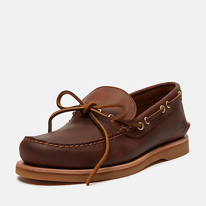 Handgefertigter Bootsschuh fr Herren in Braun TBL Braun ALT10