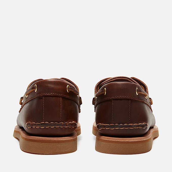 Handgefertigter Bootsschuh fr Herren in Braun TBL Braun ALT5