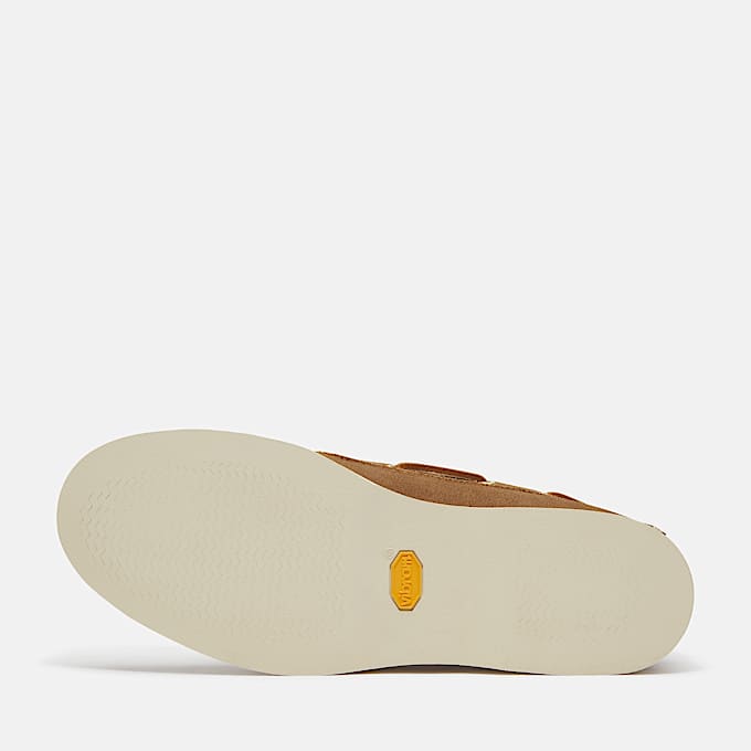 Handgefertigter Bootsschuh für Herren in Beige