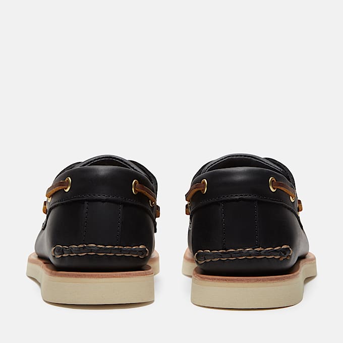 Handgefertigter Bootsschuh für Herren in Dunkelblau