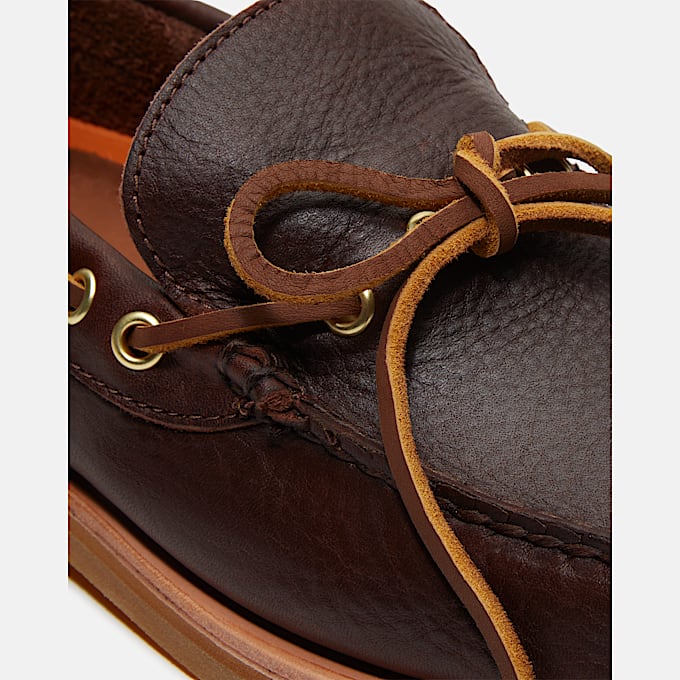 Crafted Boat Shoe for Men in Dark Brown TBL Brown ALT7