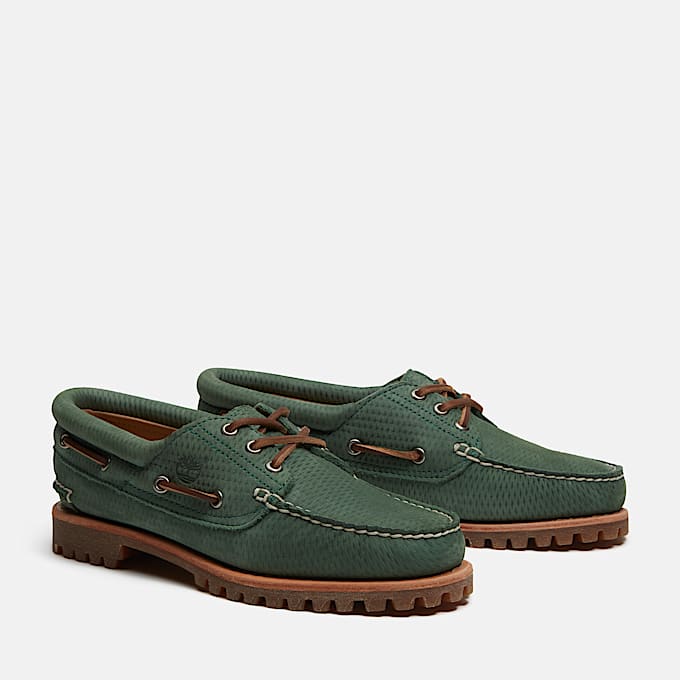 Timberland Authentic Boat Shoe for Women in Green TBL Green ALT4