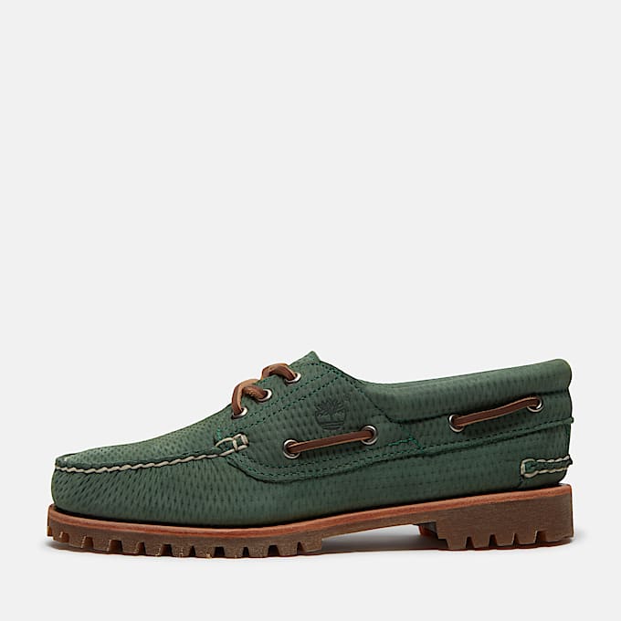 Timberland Authentic Boat Shoe for Women in Green TBL Green ALT9