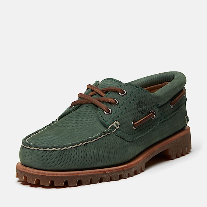 Timberland Authentic Boat Shoe for Women in Green TBL Green ALT10