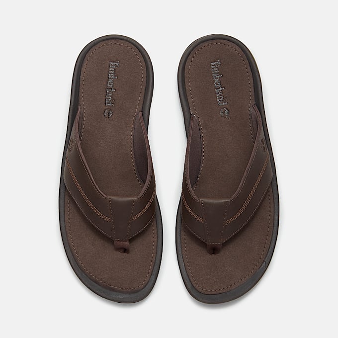 Timberland Originals Slide Sandalen fr Herren in Dunkelbraun TBL Braun ALT2