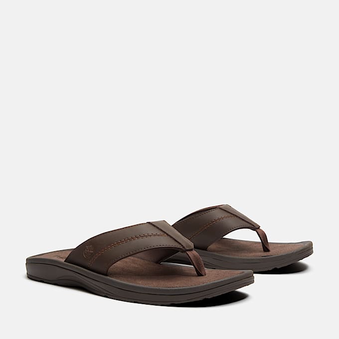 Timberland Originals Slide Sandalen fr Herren in Dunkelbraun TBL Braun ALT4