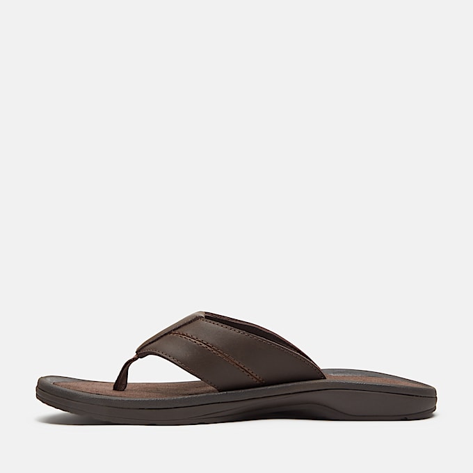 Timberland Originals Slide Sandalen fr Herren in Dunkelbraun TBL Braun ALT6