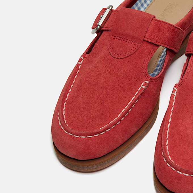Timberland Classic Boat Mule for Women in Red TBL Red ALT8