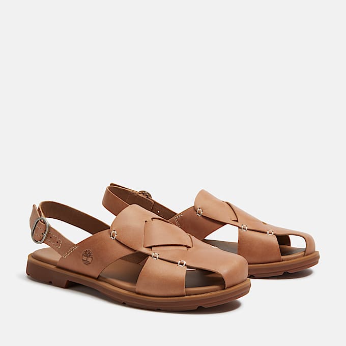 Calista Bay Sandale mit Fersenriemen fr Damen in Braun TBL Braun ALT4