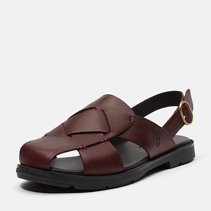 Calista Bay Backstrap Sandal for Women in Burgundy TBL Burgundy ALT9