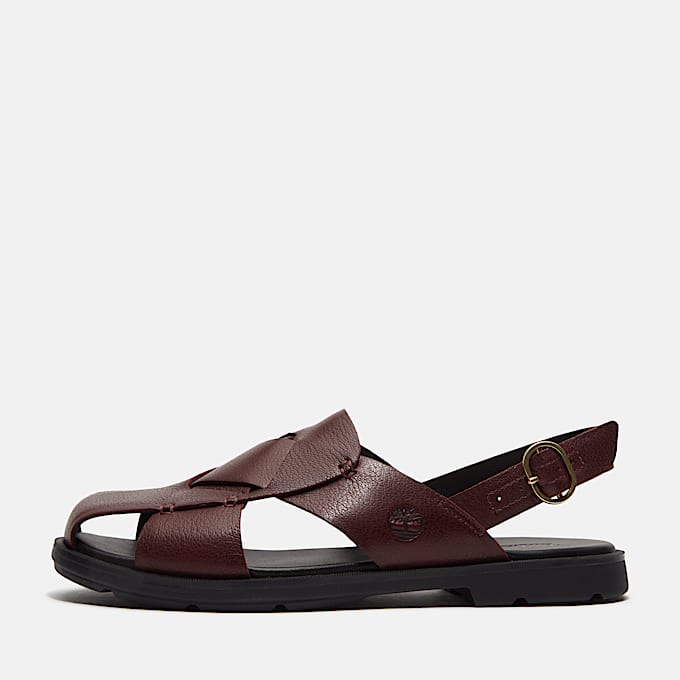 Calista Bay Backstrap Sandal for Women in Burgundy TBL Burgundy ALT8