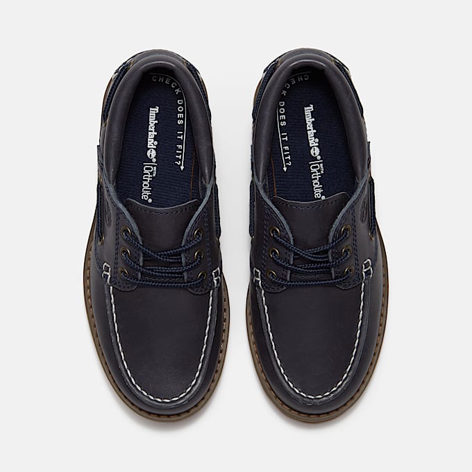 Timberland® Authentic Boat Shoe for Youth in Dark Blue