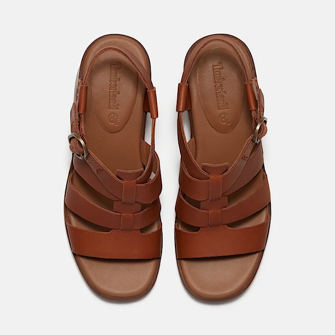 Bellevaux Fisherman-Sandale aus Veloursleder für Damen in Braun