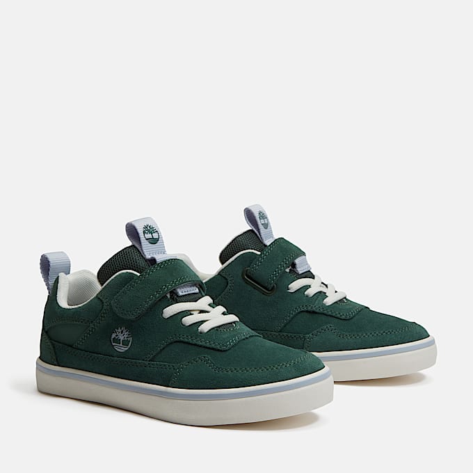 Stone Jump HookandLoop Trainer for Junior in Green TBL Green ALT4