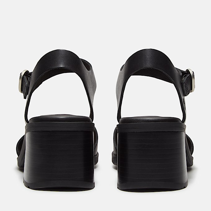 Bellevaux Backstrap Sandal for Women in Black TBL Black ALT5