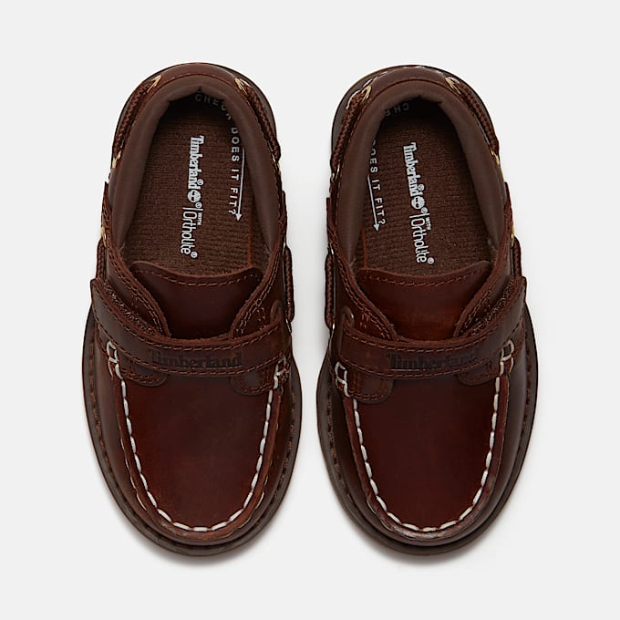 Timberland Authentic Boat Shoe for Toddler in Brown TBL Brown ALT2