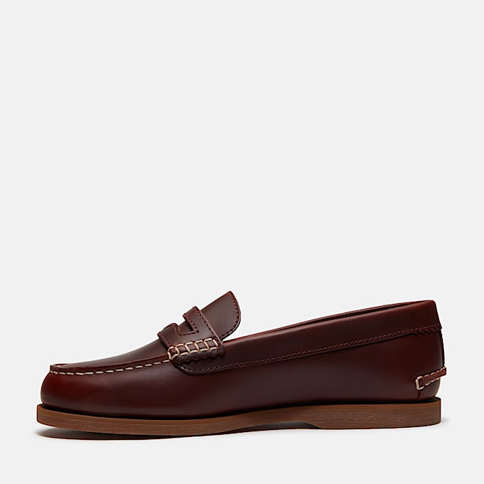 Klassischer SliponBootsschuh fr Damen in Burgunderrot TBL Burgunderrot ALT6