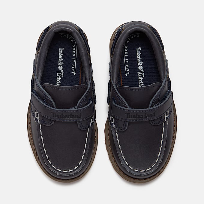 Chaussure bateau AuthenticTimberland® pour tout-petit en bleu foncé