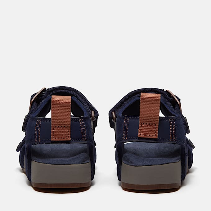 Castle Island Backstrap Sandal for Youth in Dark Blue TBL Blue ALT5