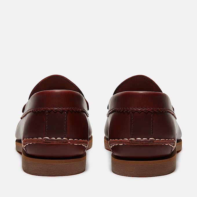 Klassischer SliponBootsschuh fr Damen in Burgunderrot TBL Burgunderrot ALT5
