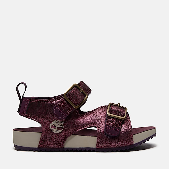 Castle Island Backstrap Sandal for Youth in Purple TBL Purple HERO