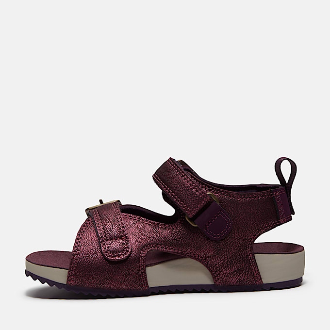 Castle Island Backstrap Sandal for Youth in Purple TBL Purple ALT6
