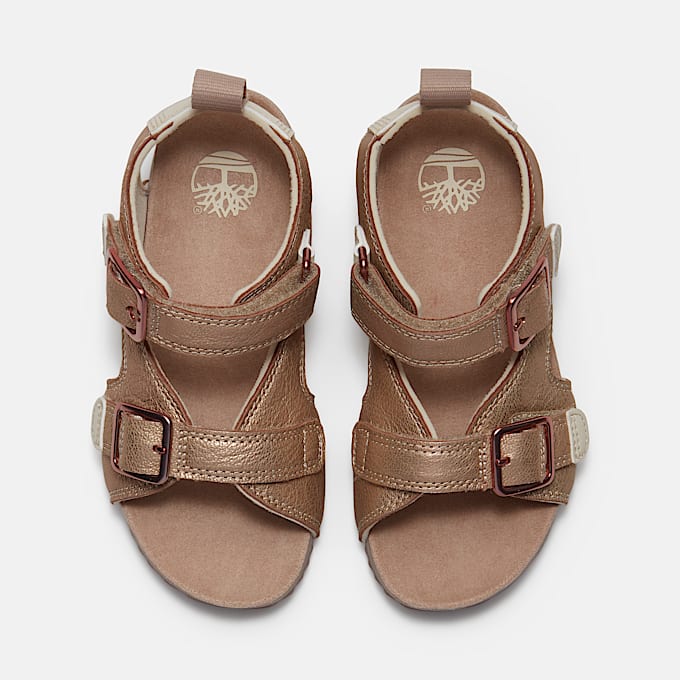 Castle Island Backstrap Sandal for Youth in Light Pink TBL Pink ALT2