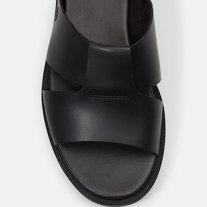 Calista Bay Slide Sandal for Women in Black TBL Black ALT7