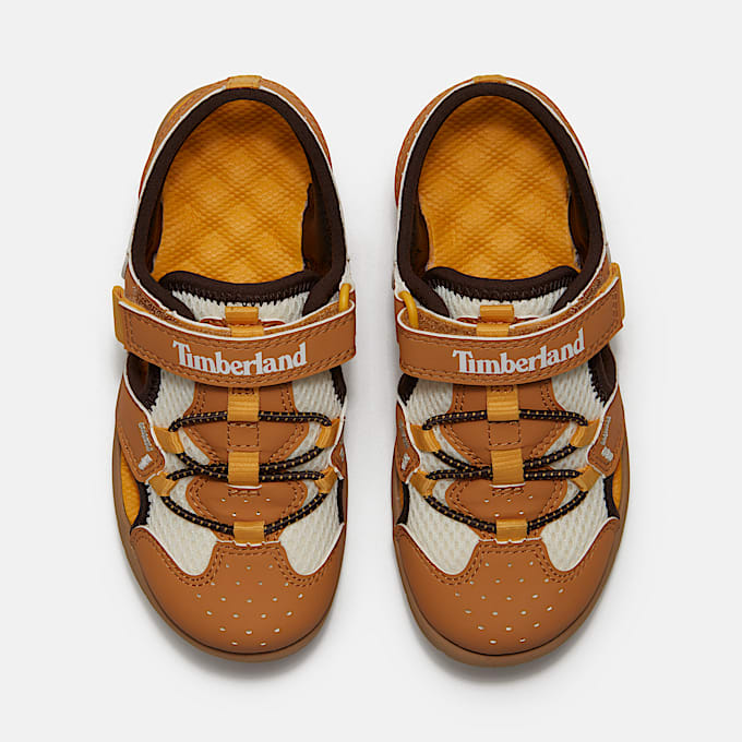 Perkins Row Fisherman Sandal for Youth in Yellow TBL Yellow ALT2