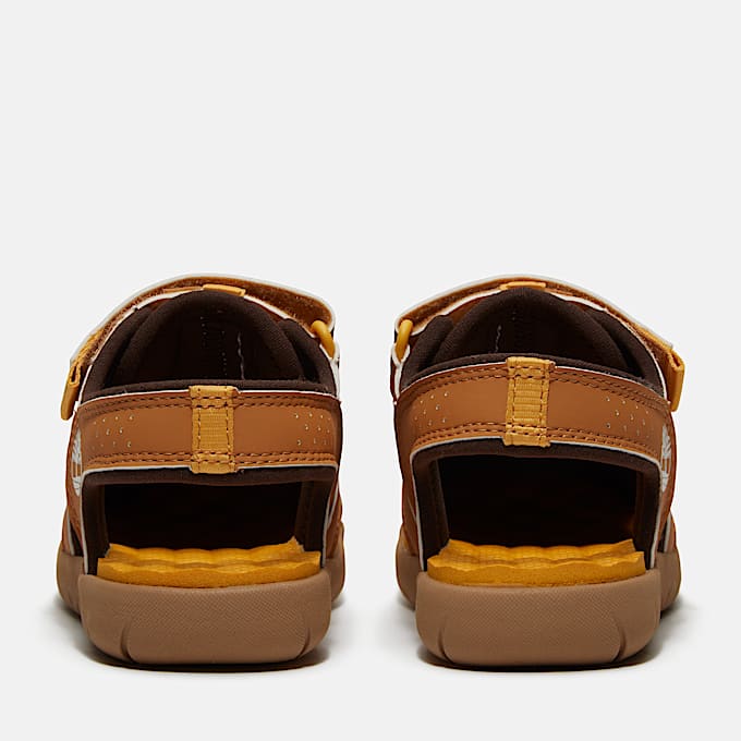 Perkins Row Fisherman Sandal for Youth in Yellow TBL Yellow ALT5