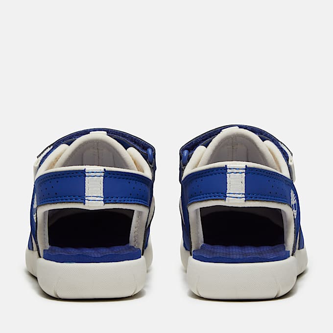 Perkins Row Fisherman Sandal for Youth in Blue TBL Blue ALT5