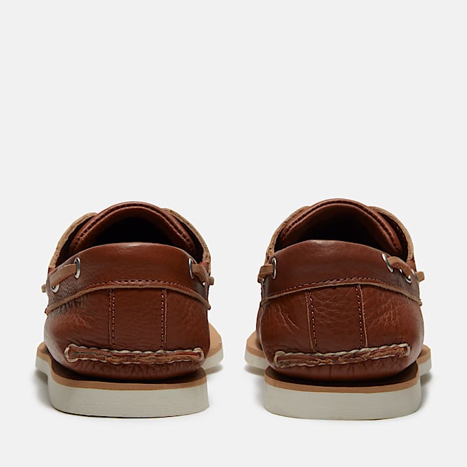 Lake House Classic 2-Eye Boat Shoe for Men in Brown