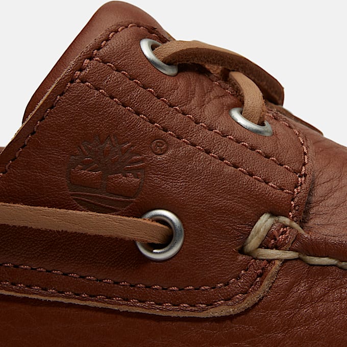 Lake House Classic 2-Eye Boat Shoe for Men in Brown