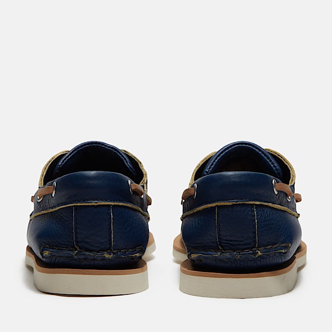 Lake House Classic 2Eye Boat Shoe for Men in Dark Blue TBL Blue ALT5