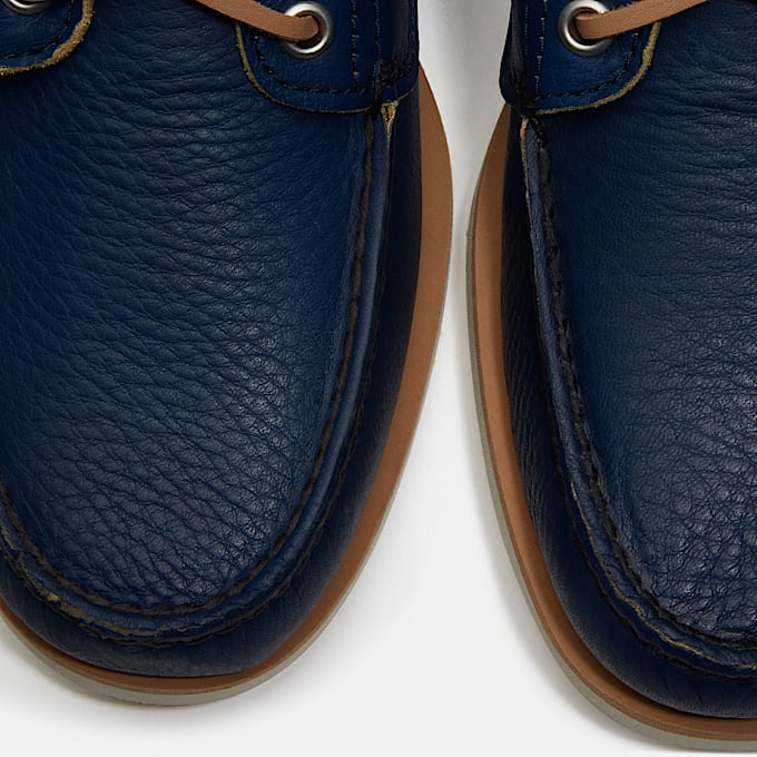 Lake House Classic 2Eye Boat Shoe for Men in Dark Blue TBL Blue ALT7