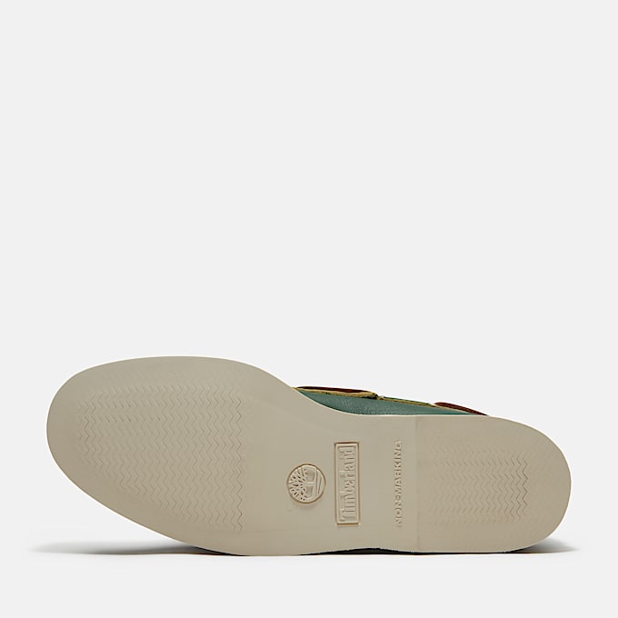 Lake House Classic 2Eye Boat Shoe for Men in Green TBL Green ALT3