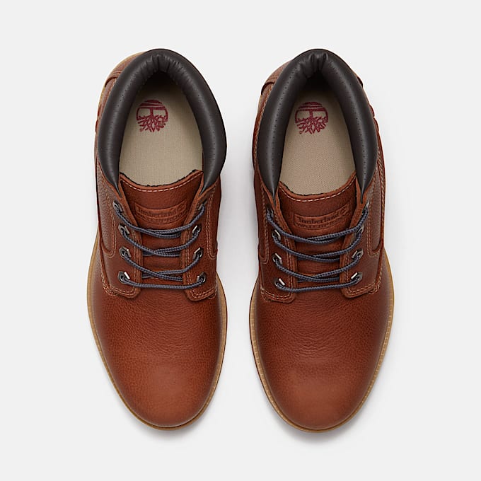 Timberland Road Trip Premium Waterproof Chukka Boot for Men in BrownDark Grey TBL Brown ALT2