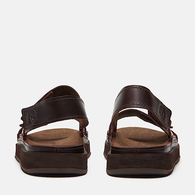 Casco Cove Backstrap Sandal for Men in Dark Brown TBL Brown ALT5