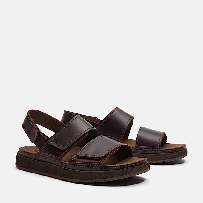 Casco Cove Backstrap Sandal for Men in Dark Brown TBL Brown ALT4