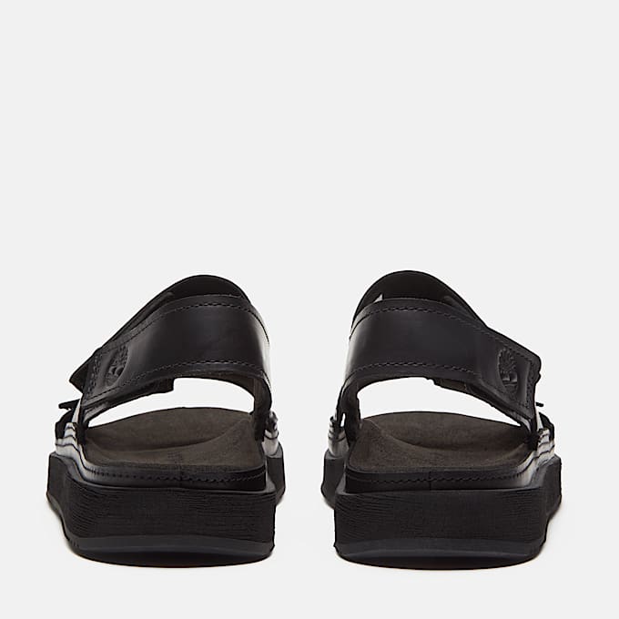 Casco Cove Backstrap Sandal for Men in Black TBL Black ALT5