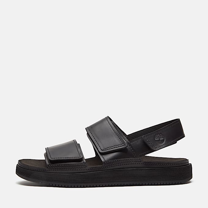 Casco Cove Backstrap Sandal for Men in Black TBL Black ALT9