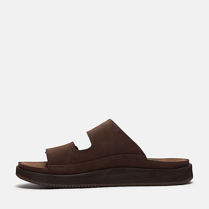 Casco Cove Slide Sandal for Men in Dark Brown TBL Brown ALT6