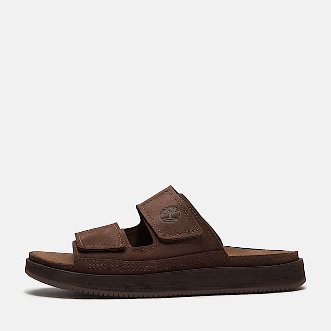 Casco Cove Slide Sandal for Men in Dark Brown TBL Brown ALT8