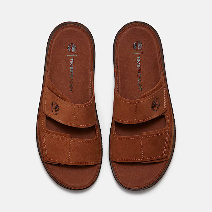 Casco Cove Slide Sandal for Men in Brown TBL Brown ALT2