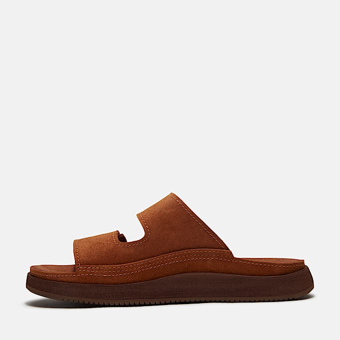 Casco Cove Slide Sandal for Men in Brown TBL Brown ALT6