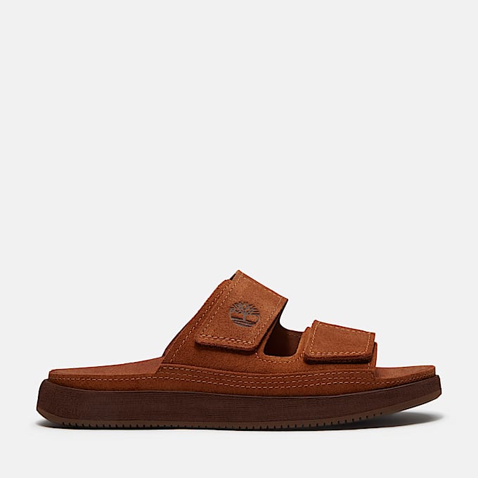 Casco Cove Slide Sandal for Men in Brown TBL Brown HERO