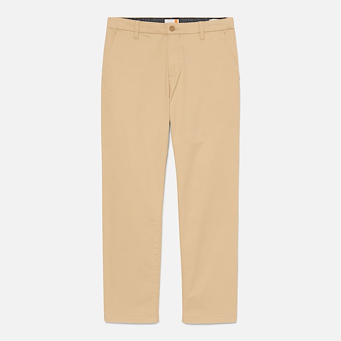 Claremont Chinohose aus Twill mit geradem Bein für Herren in Beige - 1
