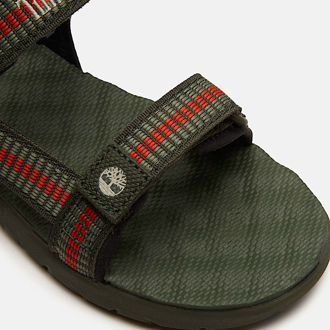 Perkins Row sandal med bagrem til smbrn i mrkegrn TBL Grn ALT7